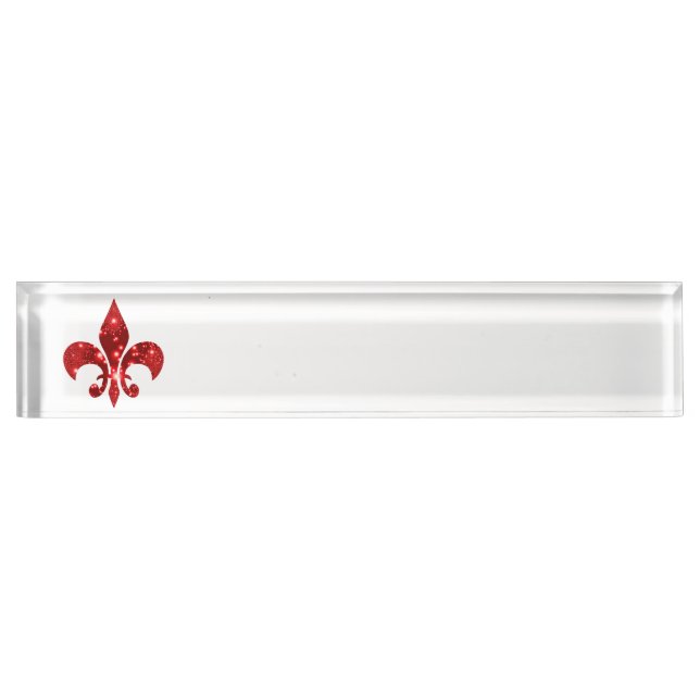 Porte-nom Fleur de Lis (Devant)