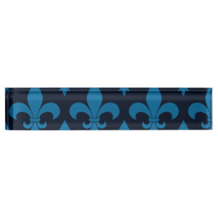 Porte-nom Fleur de lis Motif Classic