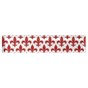 Porte-nom Fleur de lis Motif Classic