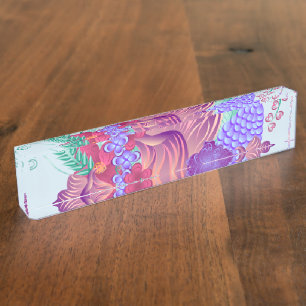 Porte-nom Fleurs Bureau Personnalisé Destiny Destiny'S Namep