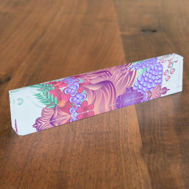 Porte-nom Fleurs Bureau Personnalisé Destiny Destiny'S Namep (Taille)