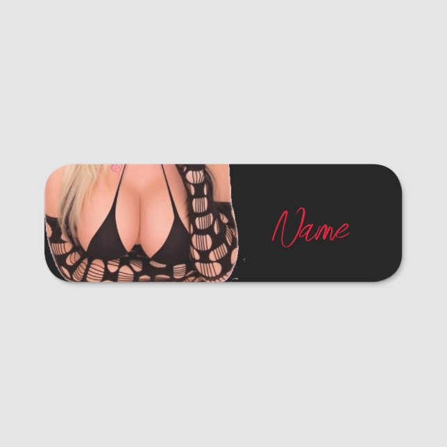 Porte-nom Flirty blonde Thunder_Cove (Devant)