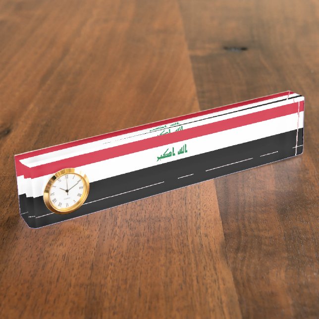 Porte-nom Flot d'Iraq (Taille)