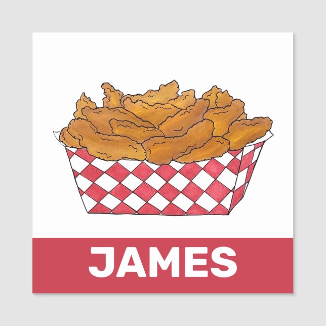 Porte-nom Foire carnavalesque de carnaval de fruits de mer (Devant)