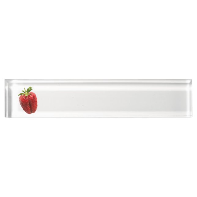Porte-nom Fraise (Devant)