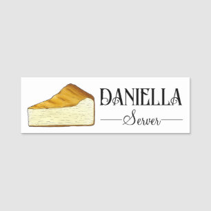 Porte-nom Fromage de fromage italien Dessert de fromage NYC