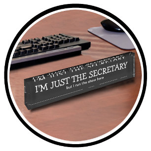 Porte-nom Funny Bureau Secrétaire Plaque bureau