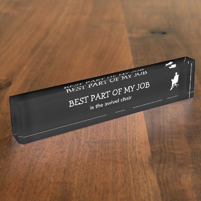 Porte-nom Funny Guys Bureau Nom du bureau Plate Accessoire (Taille)