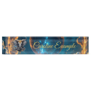Porte-nom Gardien Couronné de la Porte Céleste.