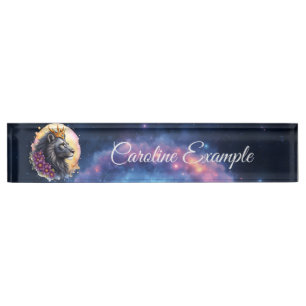 Porte-nom Gardien de la Lumière - Lion du Royaume au Clair d