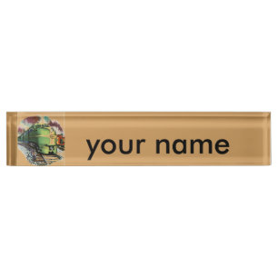 Porte-nom "Geek RailRoad"
