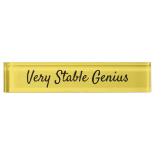 Porte-nom Génie très stable
