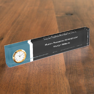Porte-nom Gestionnaire des ressources humaines