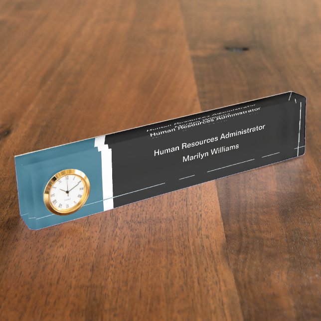 Porte-nom Gestionnaire des ressources humaines (Taille)