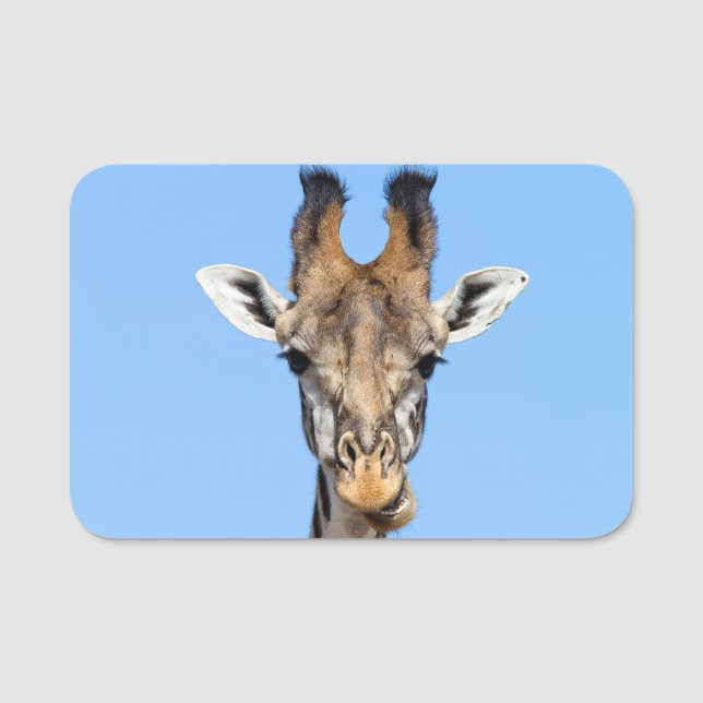 Porte-nom Giraffe (Devant)