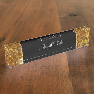 Porte-nom Glam de luxe des dames de luxe