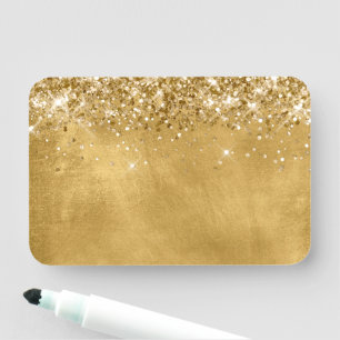 Porte-nom Glittery Gold Blank