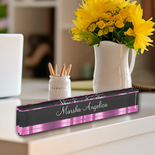 Porte-nom Glitzy Ladies Monogramme