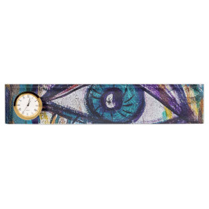Porte-nom Graffiti Art Eye