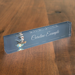 Porte-nom Grumpy Bird lundi.