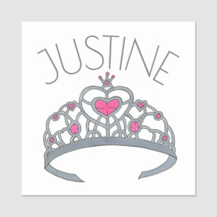 Porte-nom Habille prinkess Tiara Crown Fairy Tale