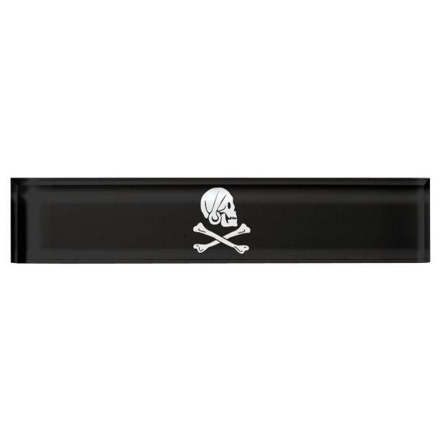 Porte-nom Henry Chaque Drapeau Pirate (Devant)