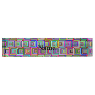 Porte-nom Hippie Super de style psychédélique Thunder_Cove