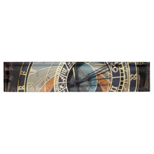 Porte-nom Horloge Astronomique À Praque