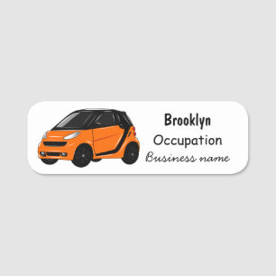 Porte-nom Illustration de micro-voiture