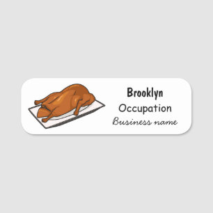 Porte-nom Illustration de Peking duck