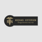 Infirmière inscrite - Logo - Noir et Or