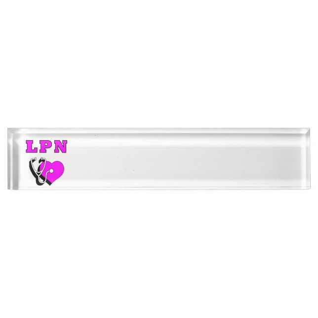 Porte-nom Infirmières LPN (Devant)