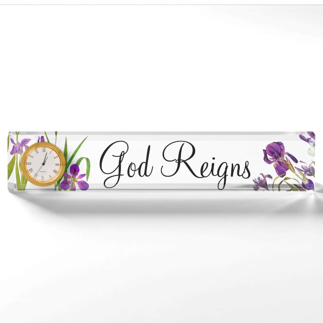 Porte-nom Inspiration de chrétien d'écriture sainte de bible (Devant)