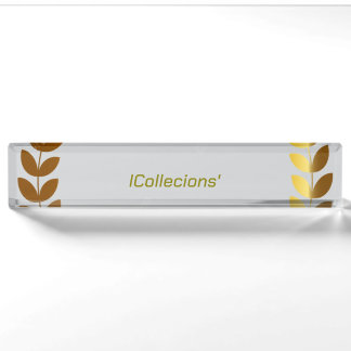 Porte-nom Inspired Desk Nameplate