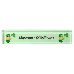 Porte-nom Irlandais seulement