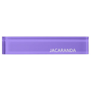 Porte-nom Jacaranda purple color