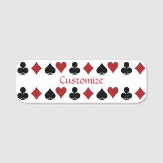 Porte-nom Jouer des combinaisons de carte Thunder_Cove
