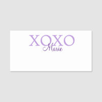 Jour de la Saint Valentin Xoxo ajouter nom pastel