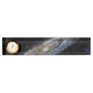Porte-nom La galaxie d'Andromeda cosmos cosmos univers