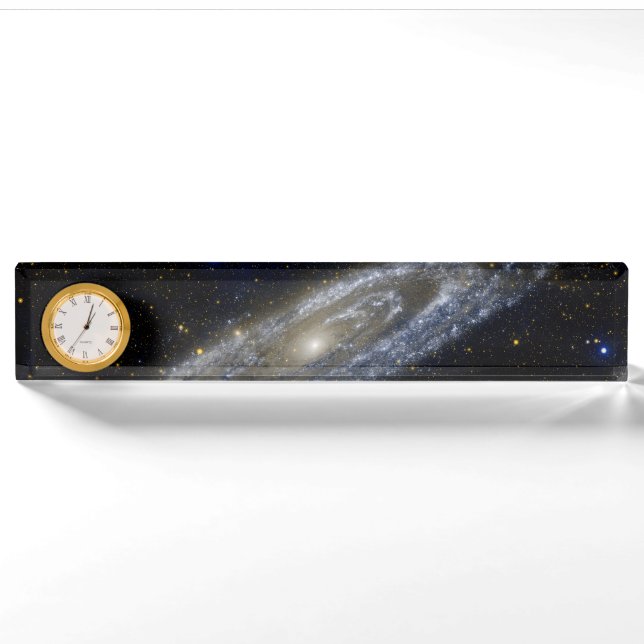 Porte-nom La galaxie d'Andromeda cosmos cosmos univers (Devant)