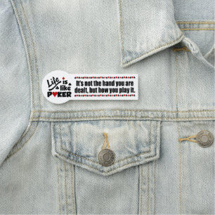 Porte-nom La vie comme le poker