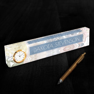 Porte-nom Lac Misty   Jolie marque douce Dusty