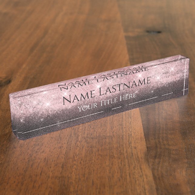 Porte-nom Lashes Maquillage Artiste Planificateur d'événemen (Taille)
