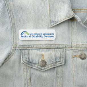 Porte-nom LCOG Senior & Disability Services Logo Pin