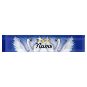 Porte-nom Le Mariage de Swan