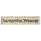 Léopard scintillant d'or de Faux fascinant