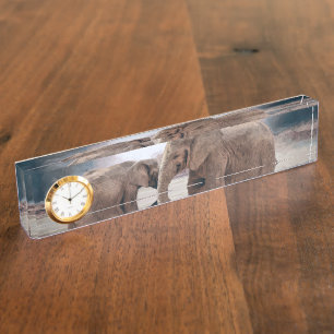 Porte-nom Les éléphants