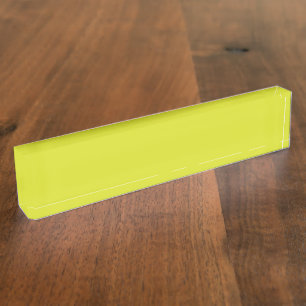 Porte-nom Les formes géométriques jaunes et oranges sont dis