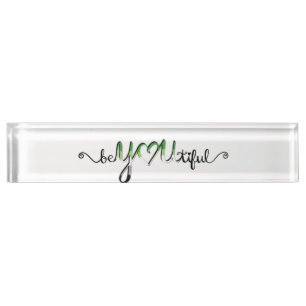 Porte-nom Lettres Aro Fierté Aromantique