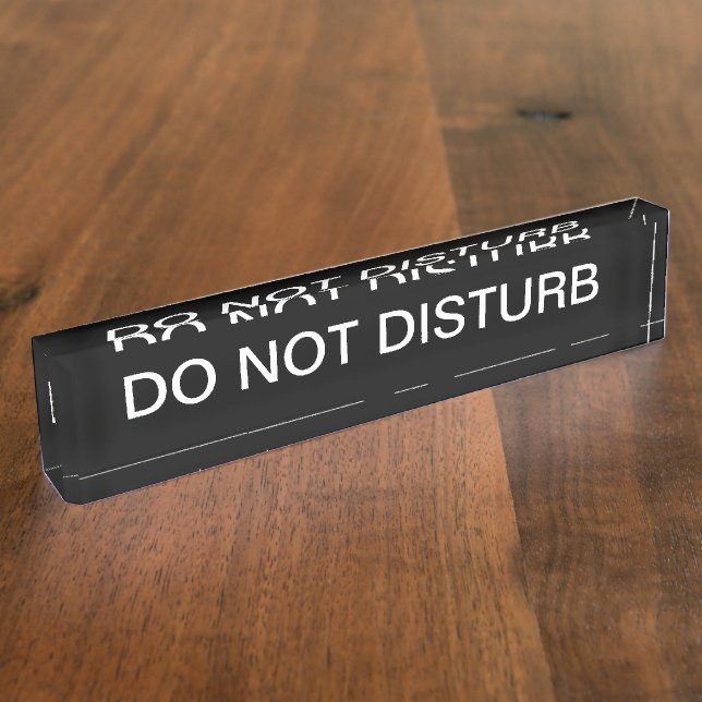 Porte-nom L'Exécutif Ne Disturbe Pas (Taille)